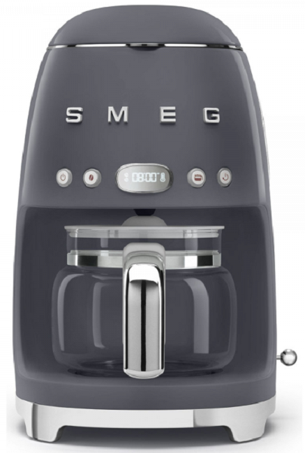 Кафемашина за шварц кафе Smeg - DCF02GREU, 1.4 l, 1050 W, сива | Ozone.bg