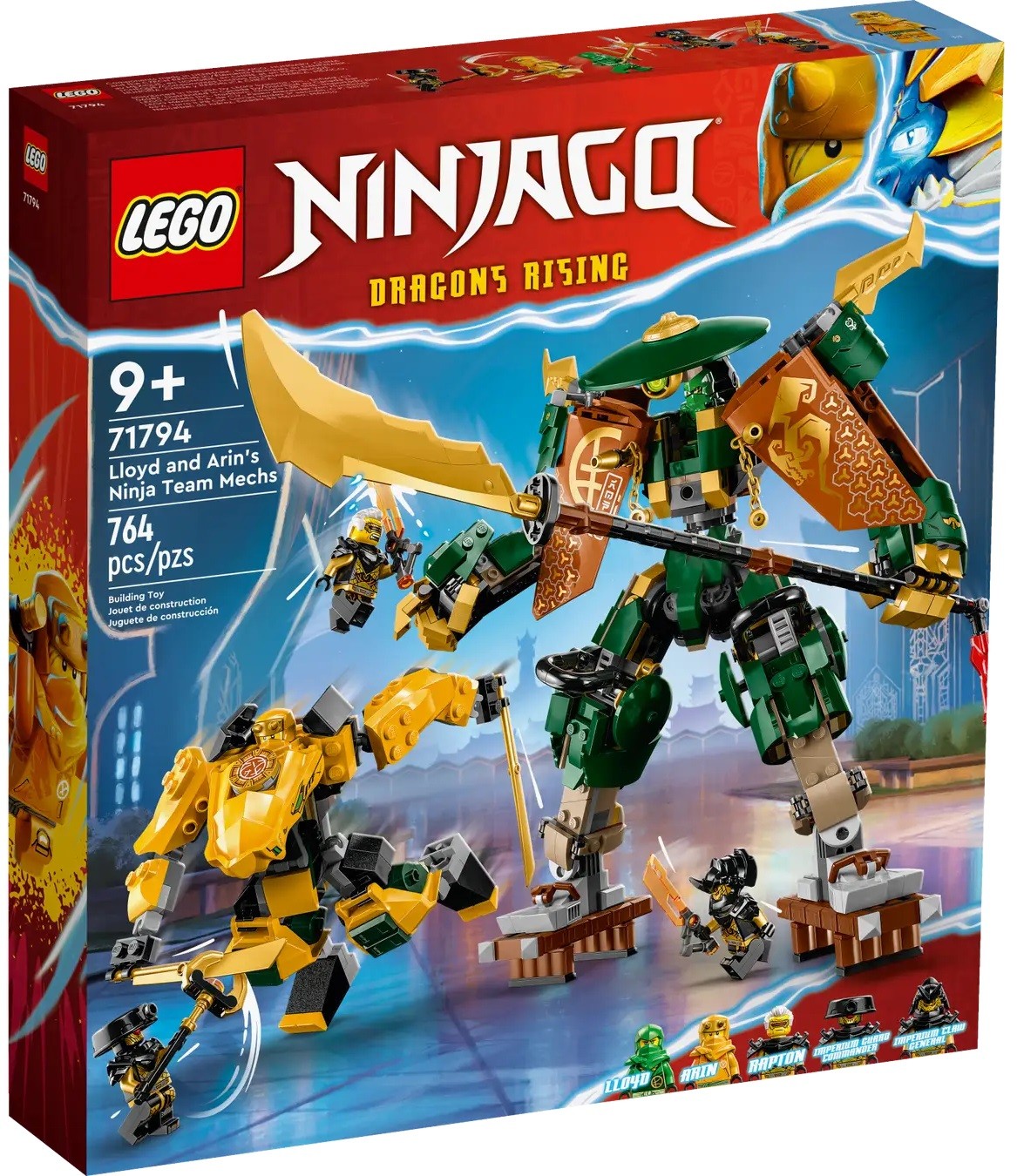 Конструктор LEGO Ninjago - Роботите на Лойд и Арин (71794) | Отлична ...