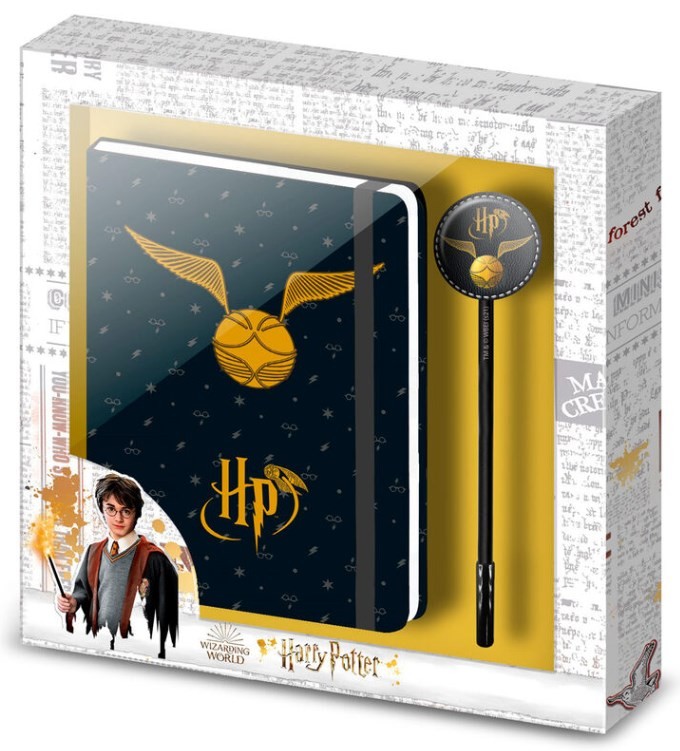 Caja Regalo Harry Potter Con Diario Y Bolígrafo - Karactermania - Diseño Wings - Ideal Para Fans