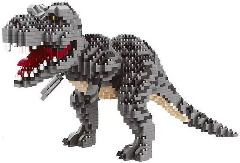 Tyler Reks Toy Конструктор Raya Toys - Тиранозавър Рекс, 1530 части | Отлична цена ...
