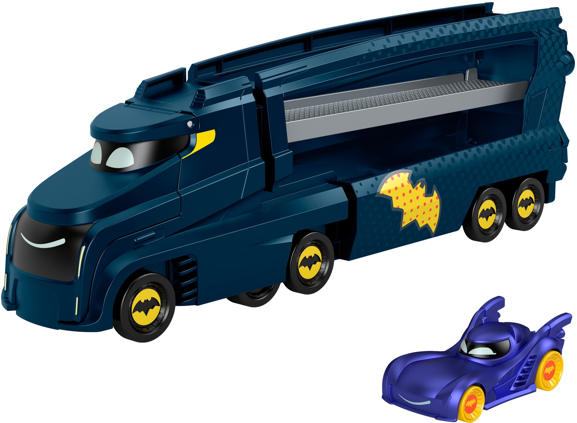 Комплект метални колички Fisher Price Batwheels - Bat-Big Rig | Отлична ...