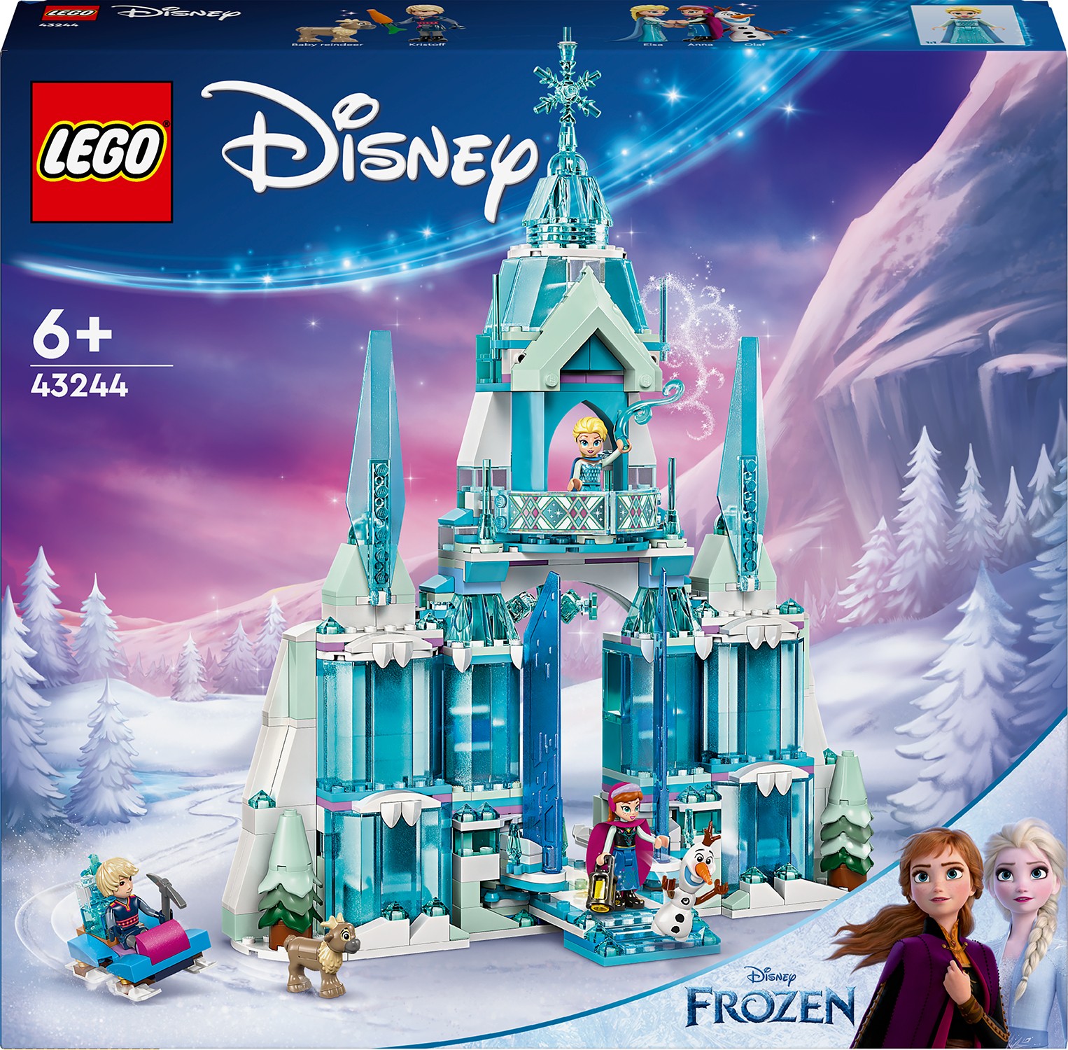 Конструктор LEGO Disney Princess Зимният дворец на Елза (43244