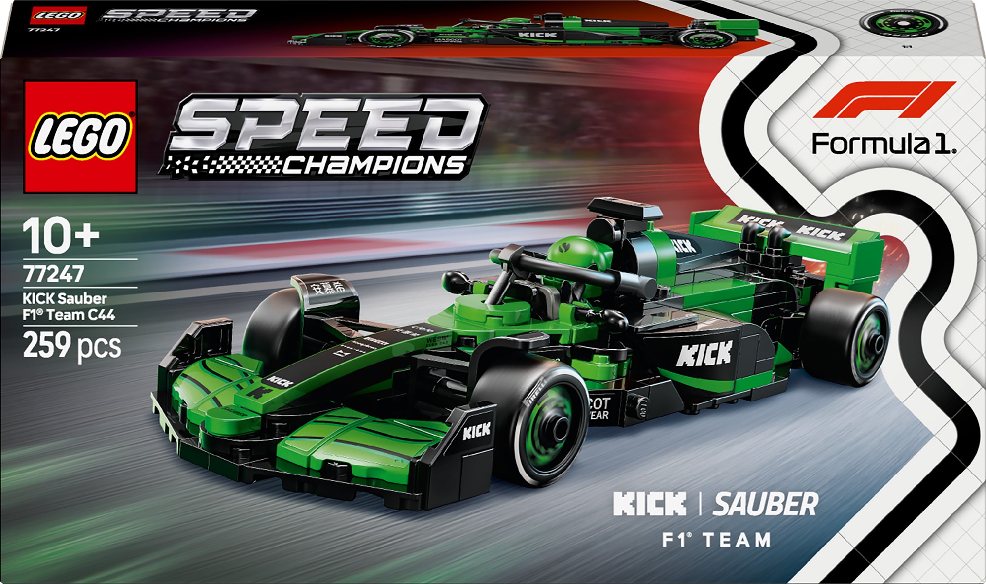 Bravo, Flattering Showman CF 未使用 FaB Конструктор LEGO Speed Champions Formula 1 - Болид Kick Sauber F1