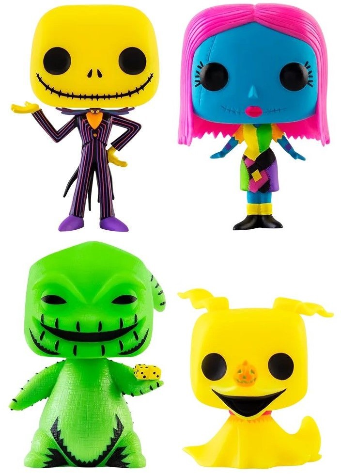 Pop Nightmare Before Chrismas Jack Blacklight Vinyl Figure By