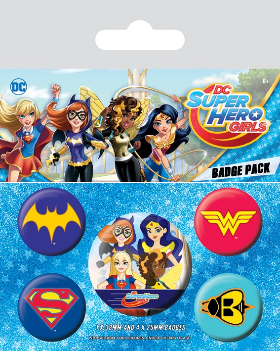 Комплект значки Pyramid - DC Super Hero Girls (Logo's) | Ozone.bg