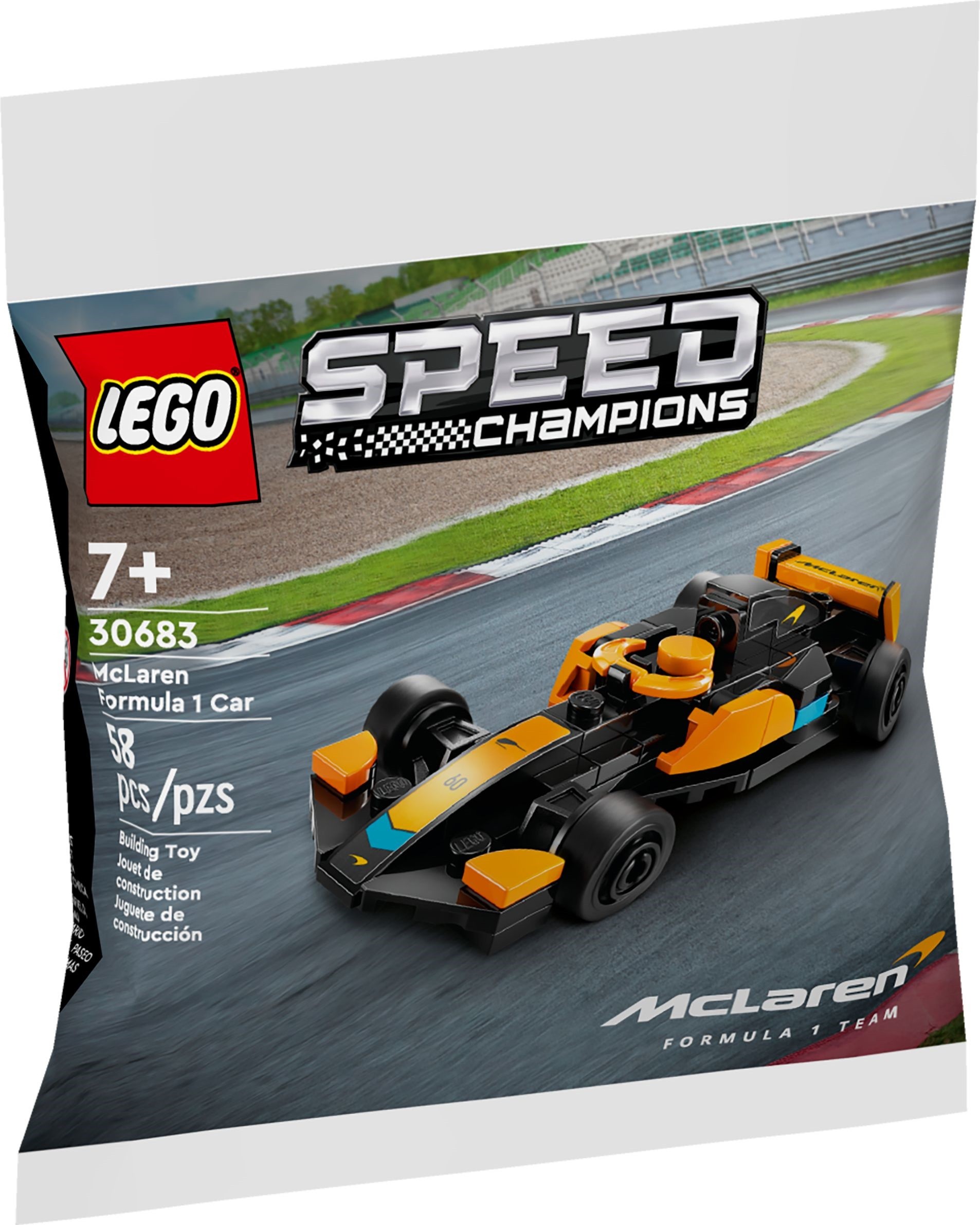 Конструктор LEGO Speed Champions - Кола от Формула 1 McLaren (30683 ...