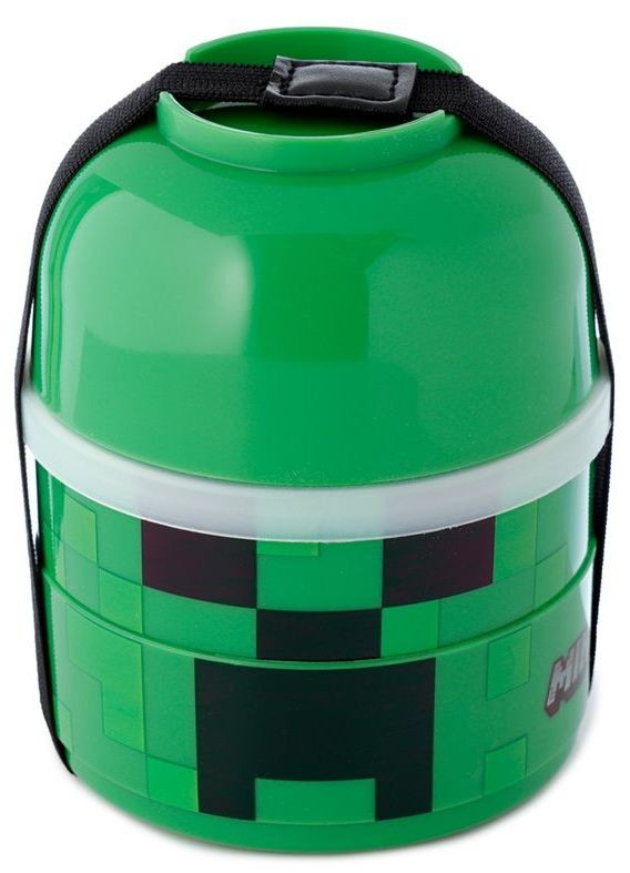 Puckator - Panier Ou Sac De Rangement Minecraft Creeper - Déco Gamer & Pratique