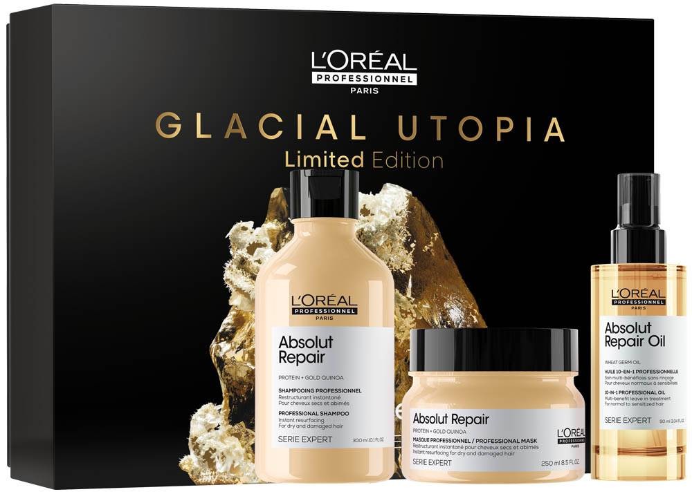 田栩寧 L'Oreal Paris限定コラボグッズ　Aセット L'Oréal Professionnel Absolut Repair Комплект - Шампоан, Маска и