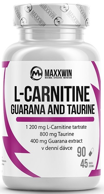 L-Carnitine Guarana and Taurine, 90 капсули, Maxxwin | Ozone.bg