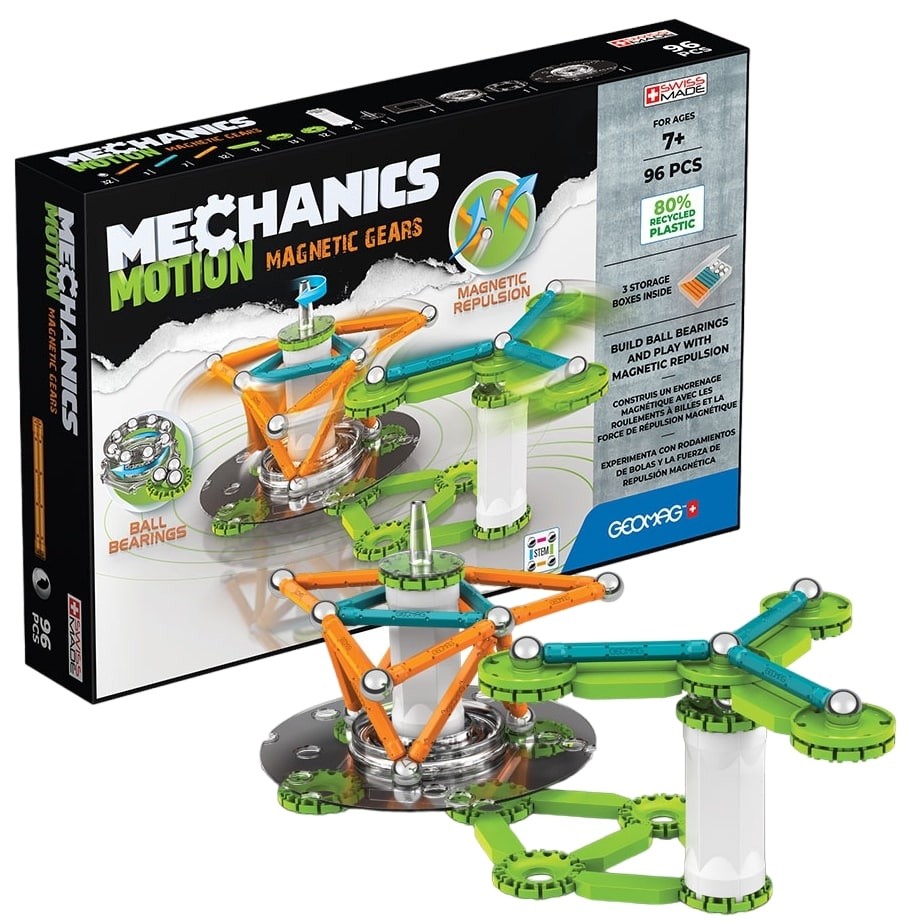 Mагнитен конструктор Geomag - Mechanics Motion, 96 части | Отлична цена ...