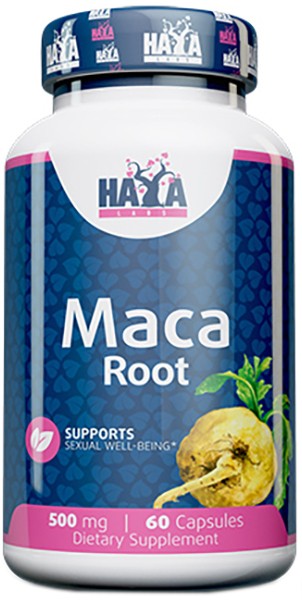 Maca, 500 mg, 60 капсули, Haya Labs | Ozone.bg