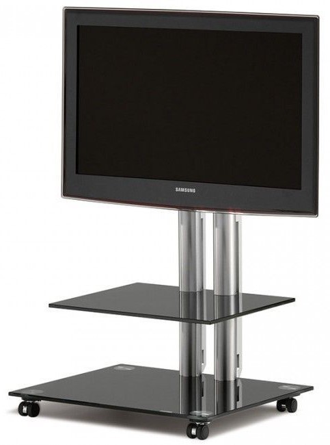 Маса за аудио и видео техника Spectral - PL 60, черна/прозрачна | Ozone.bg