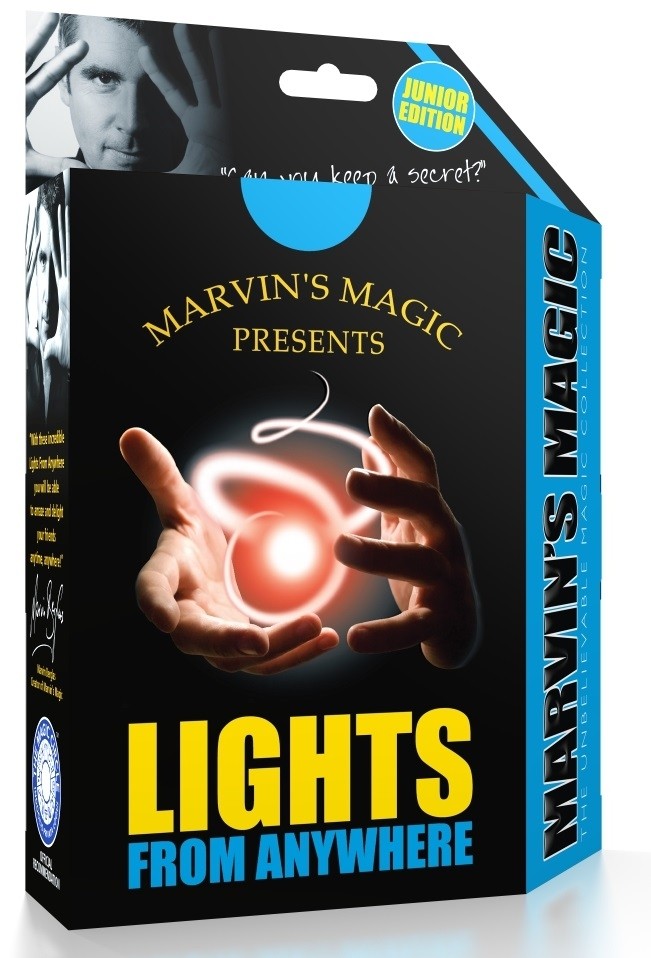 Marvin's Magic Lights D'Anywhere - Kit Magie Lumière Rouge Pour Enfants, Tours De Magie Faciles