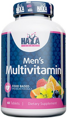 Men's Multivitamin Food Based, 60 таблетки, Haya Labs | Ozone.bg