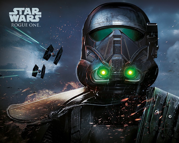 Мини плакат - Star Wars Rogue One (Death Trooper Glow)