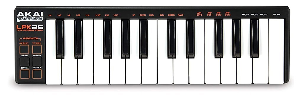 MIDI контролер-синтезатор Akai Professional - LPK25V2, черен | Ozone.bg