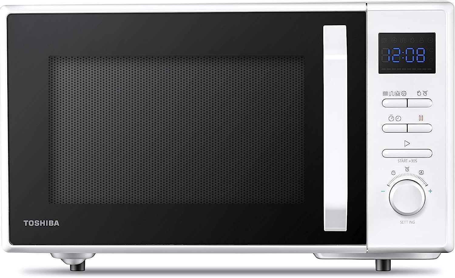 Микровълнова печка Toshiba - MW2-AC25T, 900 W, 25 l, бяла | Ozone.bg