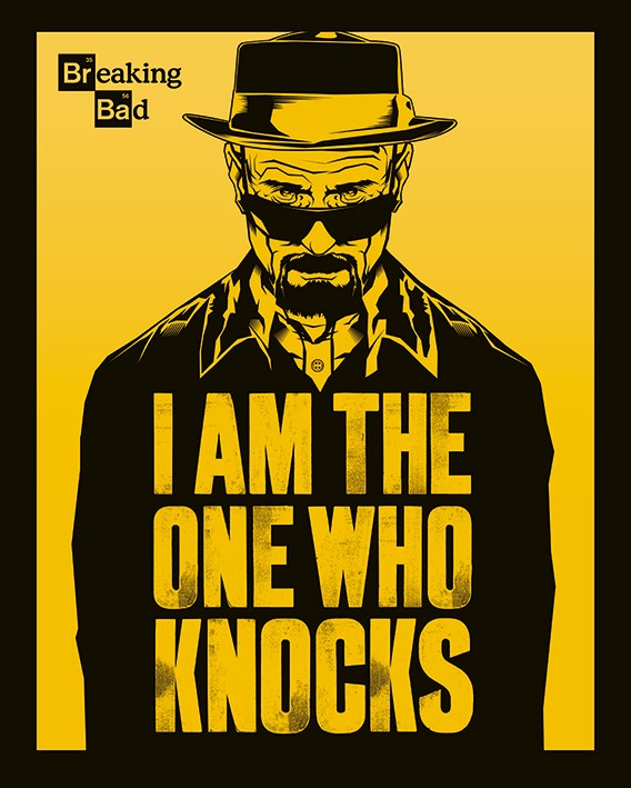 Мини плакат - Breaking Bad (I Am the One Who Knocks)