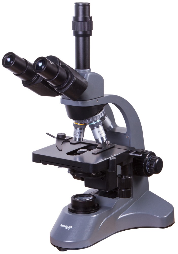 Promik Microscope Микроскоп Levenhuk - 740T, сив/черен | Ozone.bg
