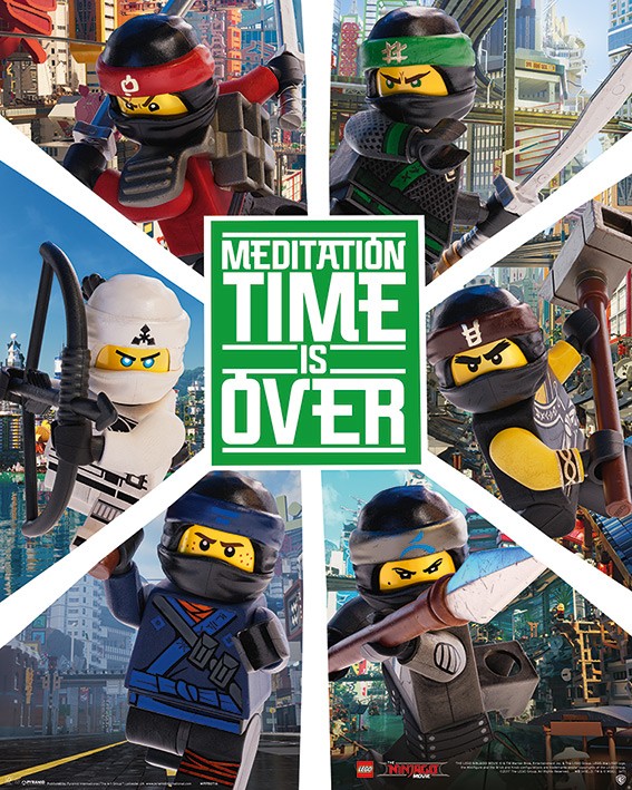 Мини плакат - LEGOÂ® Ninjago Movie (Six Ninjas)