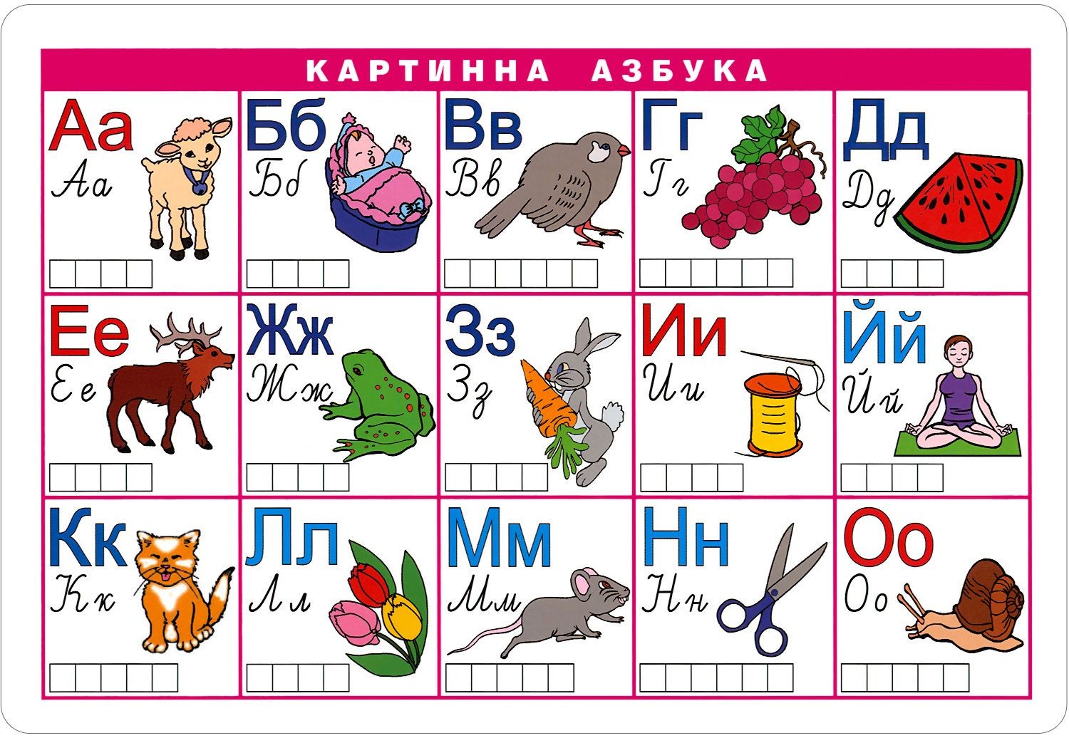 Мини табло: Картинна азбука на български език | Ozone.bg