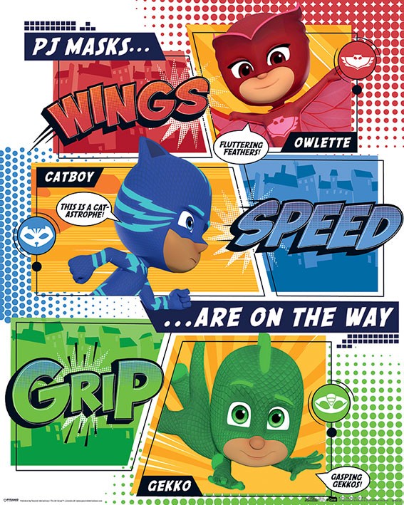 Мини плакат - PJ Masks (On the Way)