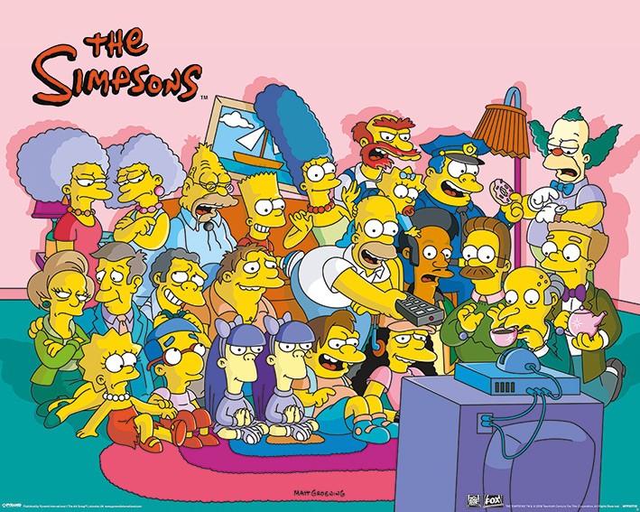 Мини плакат - The Simpsons (Couch Group)