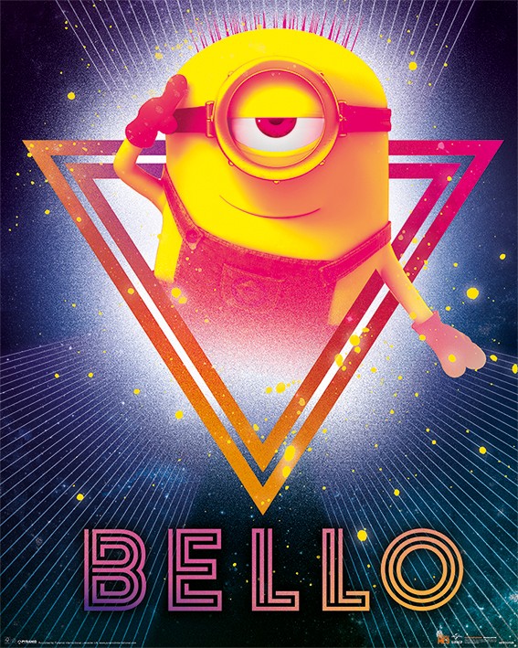 Мини плакат - Despicable Me 3 (80's Bello)