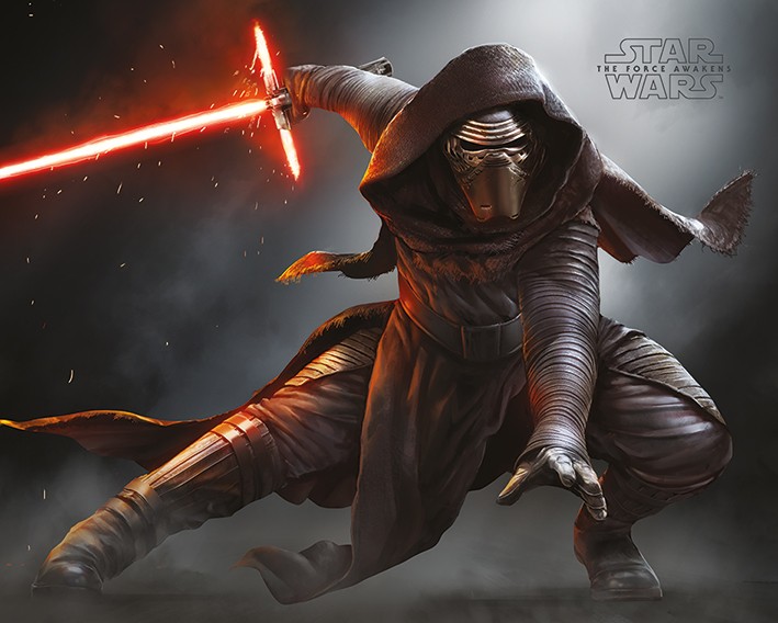 Мини плакат - Star Wars Episode VII (Kylo Ren Crouch)