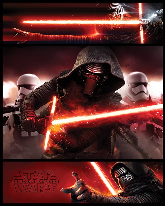 Мини плакат - Star Wars Episode VII (Kylo Ren Panels)