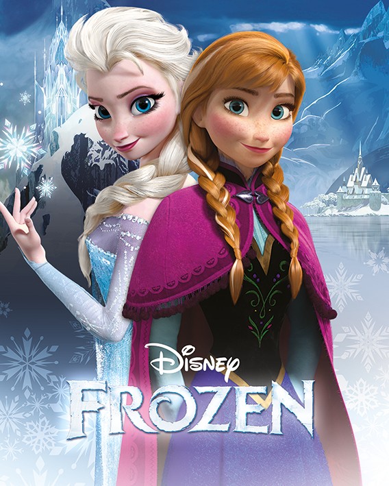 Мини плакат - Frozen (Anna and Elsa)