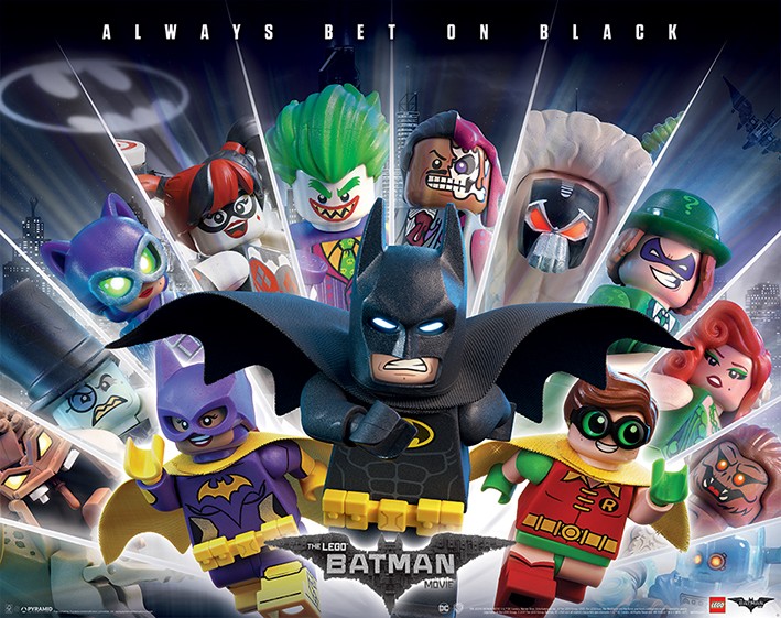 Мини плакат - LEGOÂ® Batman (Always Bet On Black)