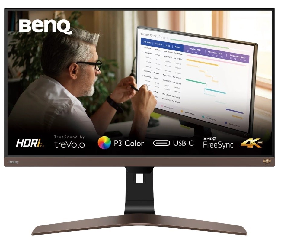 Монитор BenQ EW2880U, 28'', IPS, 4K, AntiGlare, черен ТОП цена