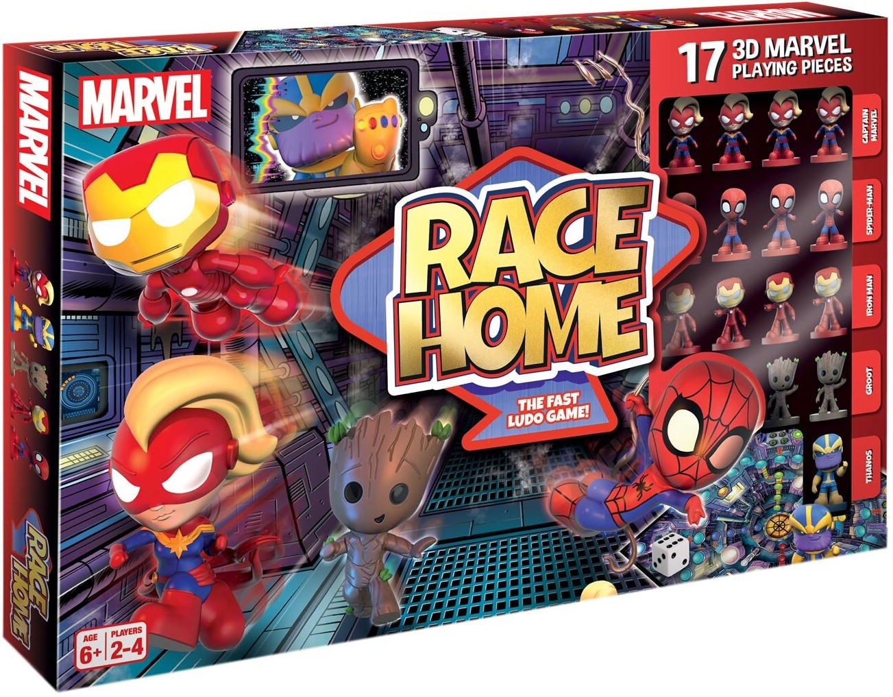 Marvel Racing Game Настолна игра Cartamundi: Marvel Race Home - Детска | Ozone.bg