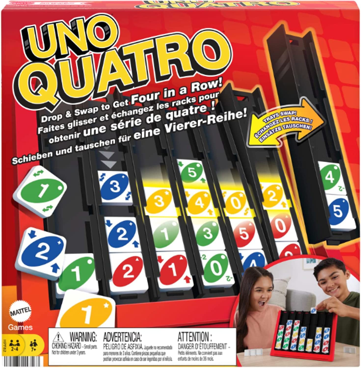 Настолна игра Uno Quatro - семейна | Ozone.bg
