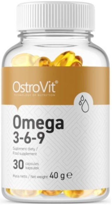 Omega 3-6-9, 30 капсули, OstroVit | Ozone.bg