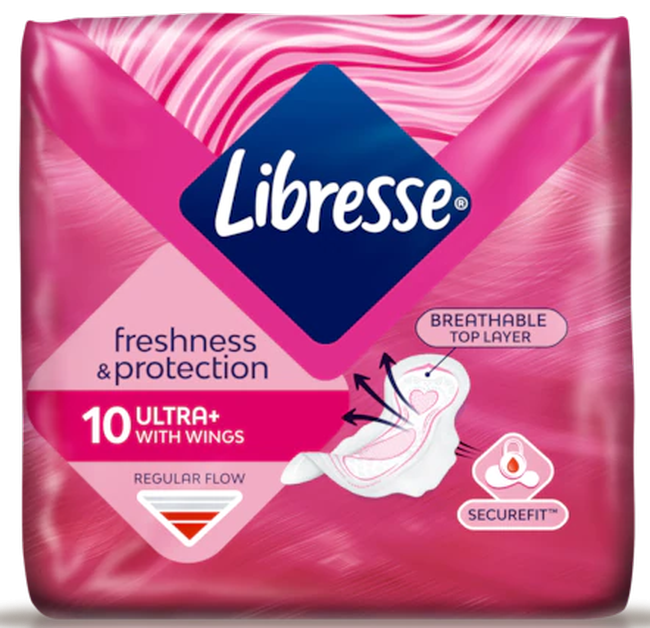Превръзки с крилца Libresse - Ultra Normal, 10 броя | Добра цена | Ozone.bg