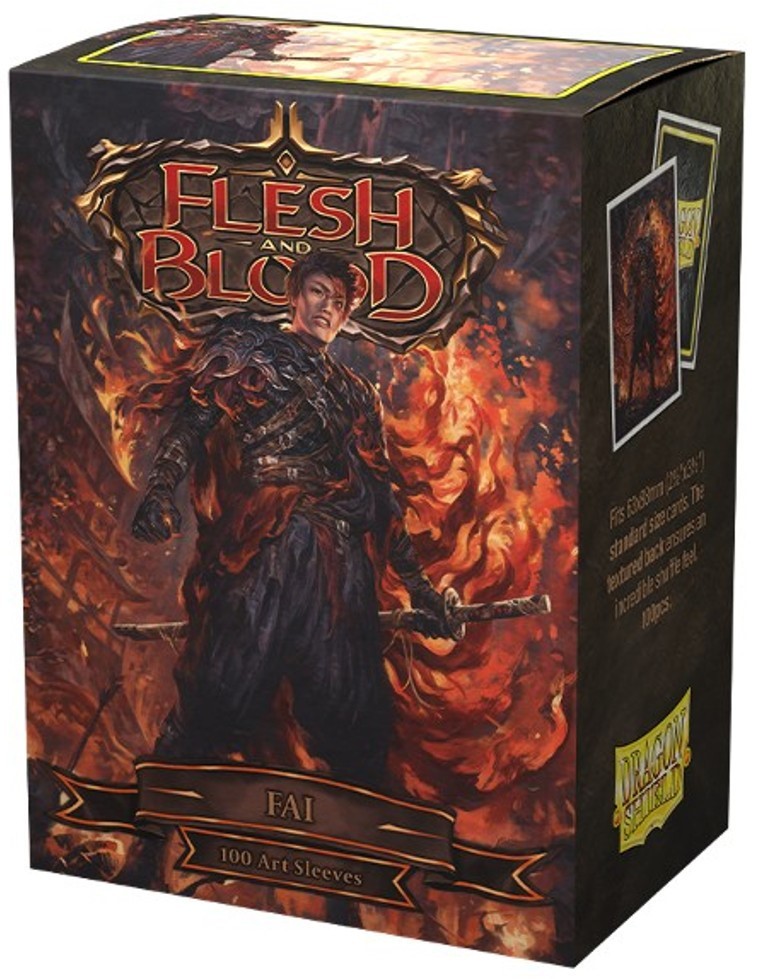 Flesh And Blood Accessories Dragon Shield Card Sleeves - Flesh And