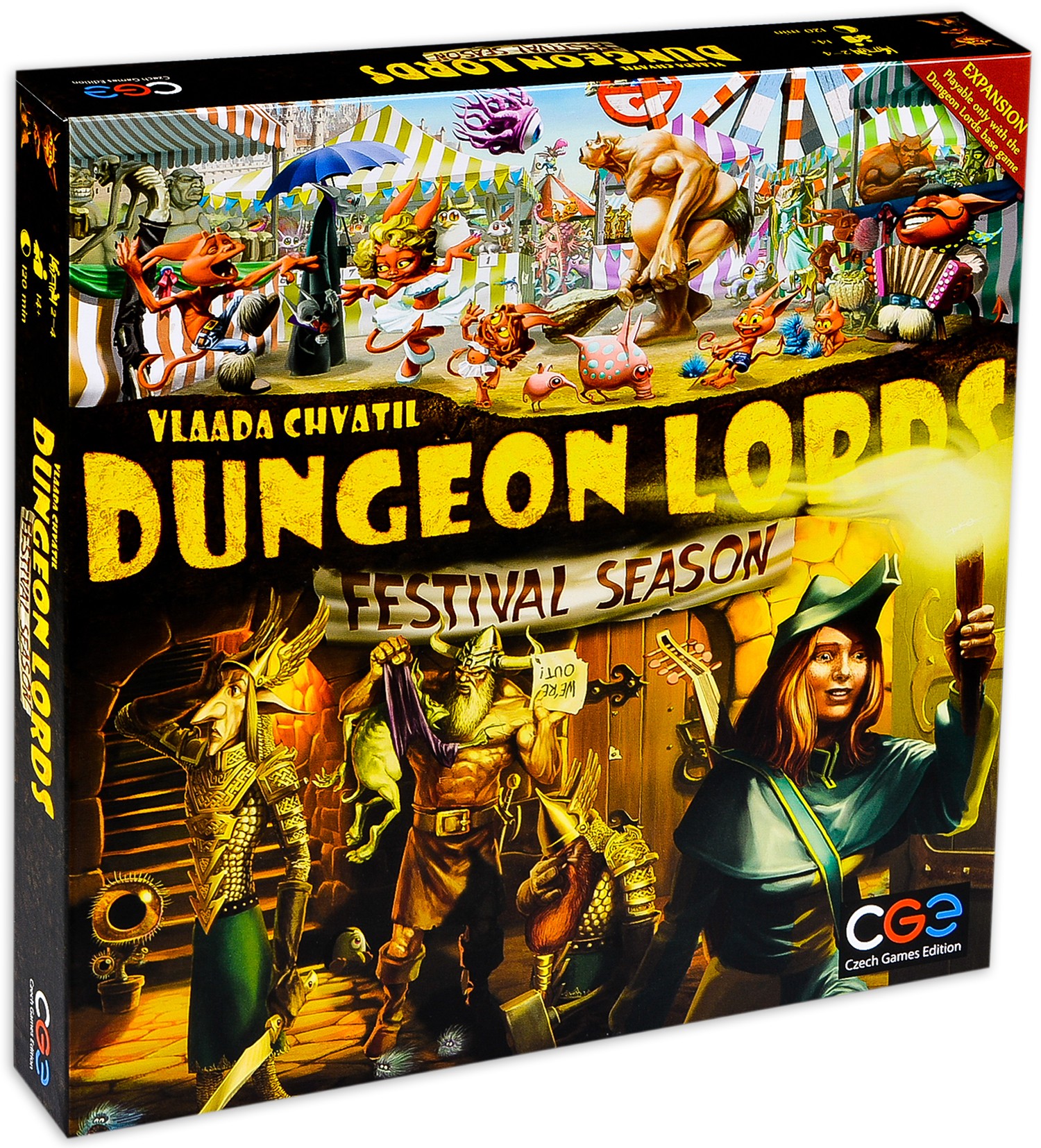 Разширение за настолна игра Dungeon Lords - Festival Season | Ozone.bg