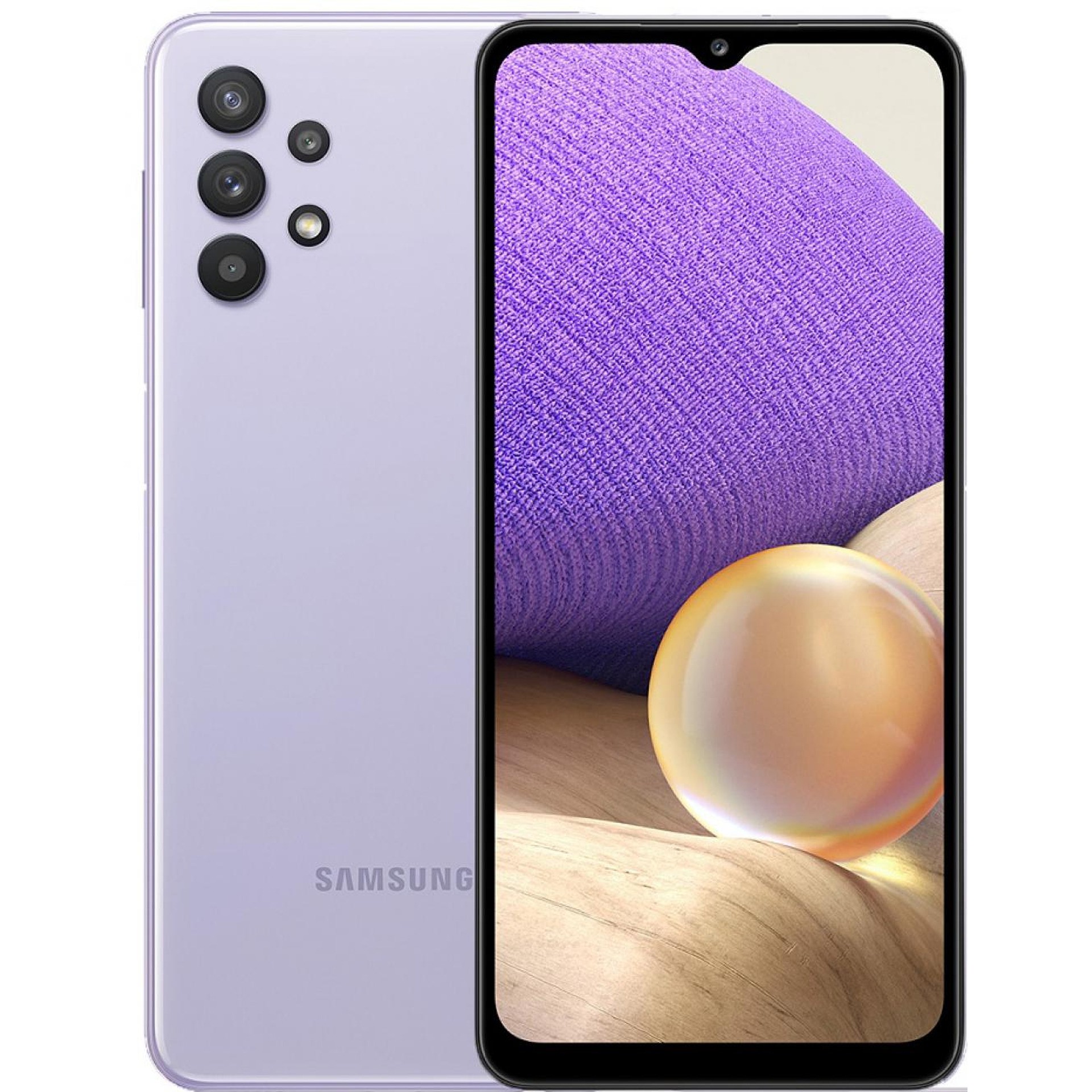Смартфон Samsung - Galaxy A32, 6,4'', 4/128GB, лилав | Ozone.bg