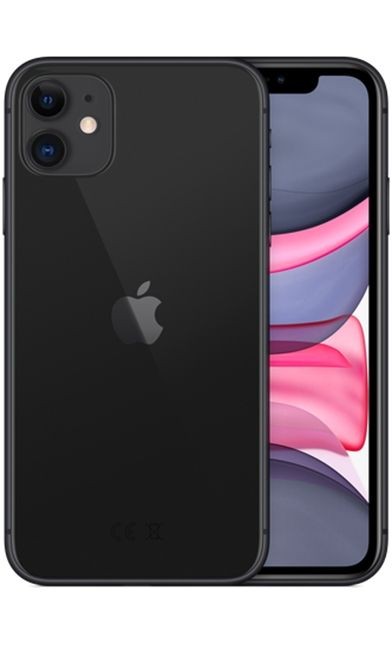 Смартфон Apple - iPhone 11, 6.1, 64GB, черен, (refurbished) | Ozone.bg