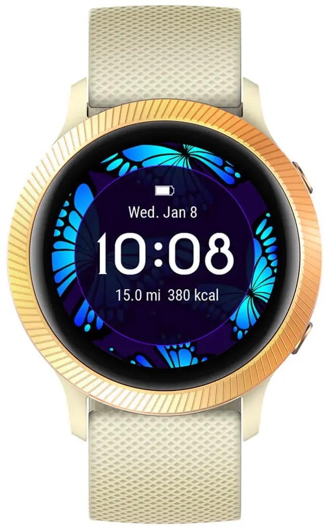 Смарт часовник Blackview - R8, 41mm, 1.09'', златист/сив | Ozone.bg
