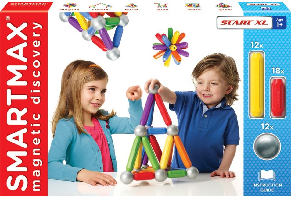 Магнитен конструктор Smart Games Smartmax - Start XL | Отлична цена ...