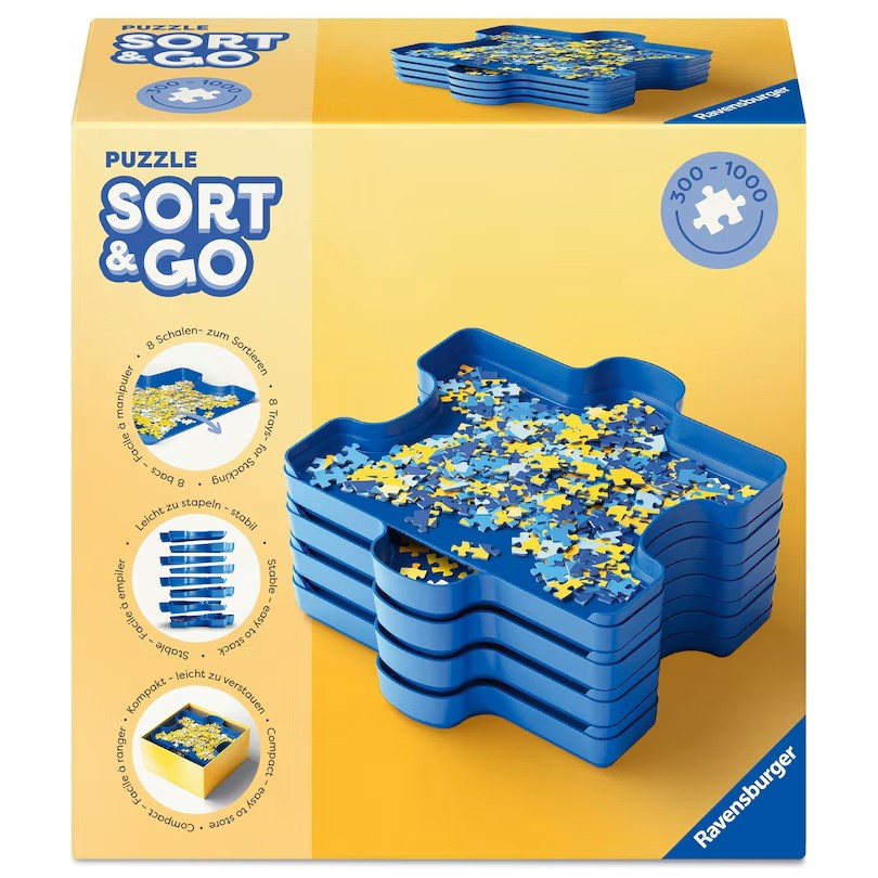 Pazeli Сортери за пъзели Ravensburger - Sort & Go, за до 1000 части | Супер ...