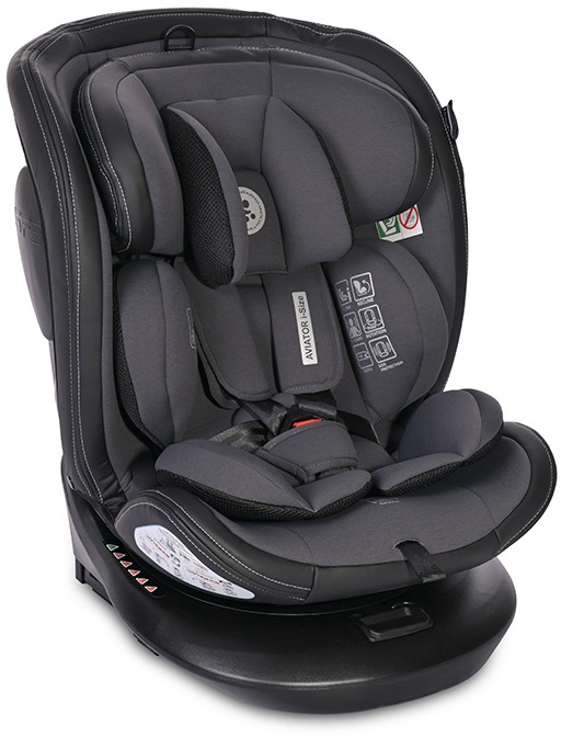 Столче за кола Lorelli - Aviator, i-Size, Isofix, 40-150 cm, Grey ...