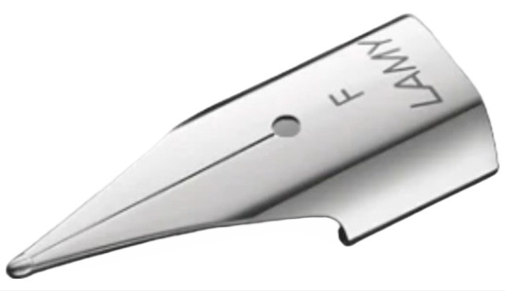 Стоманено перо за писалка Lamy F, полирано | Ozone.bg