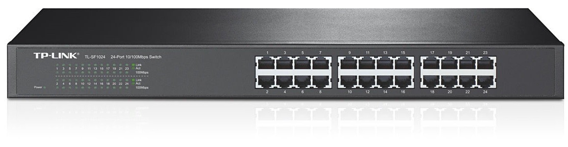 Суич TP-Link - TL-SF1024, 24 порта, черни | Ozone.bg