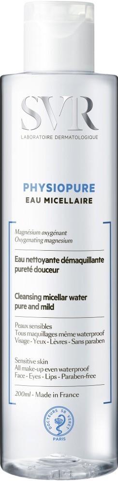 SVR Physiopure Почистваща мицеларна вода за лице, 200 ml | Ozone.bg