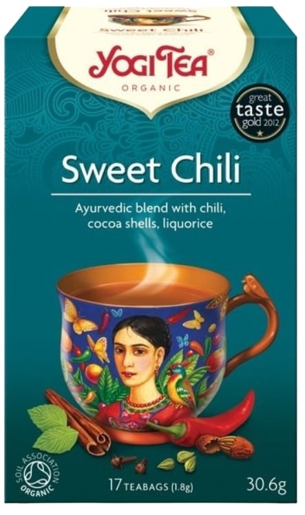 Sweet Chili Аюрведичен чай, 17 пакетчета, Yogi Tea | Ozone.bg