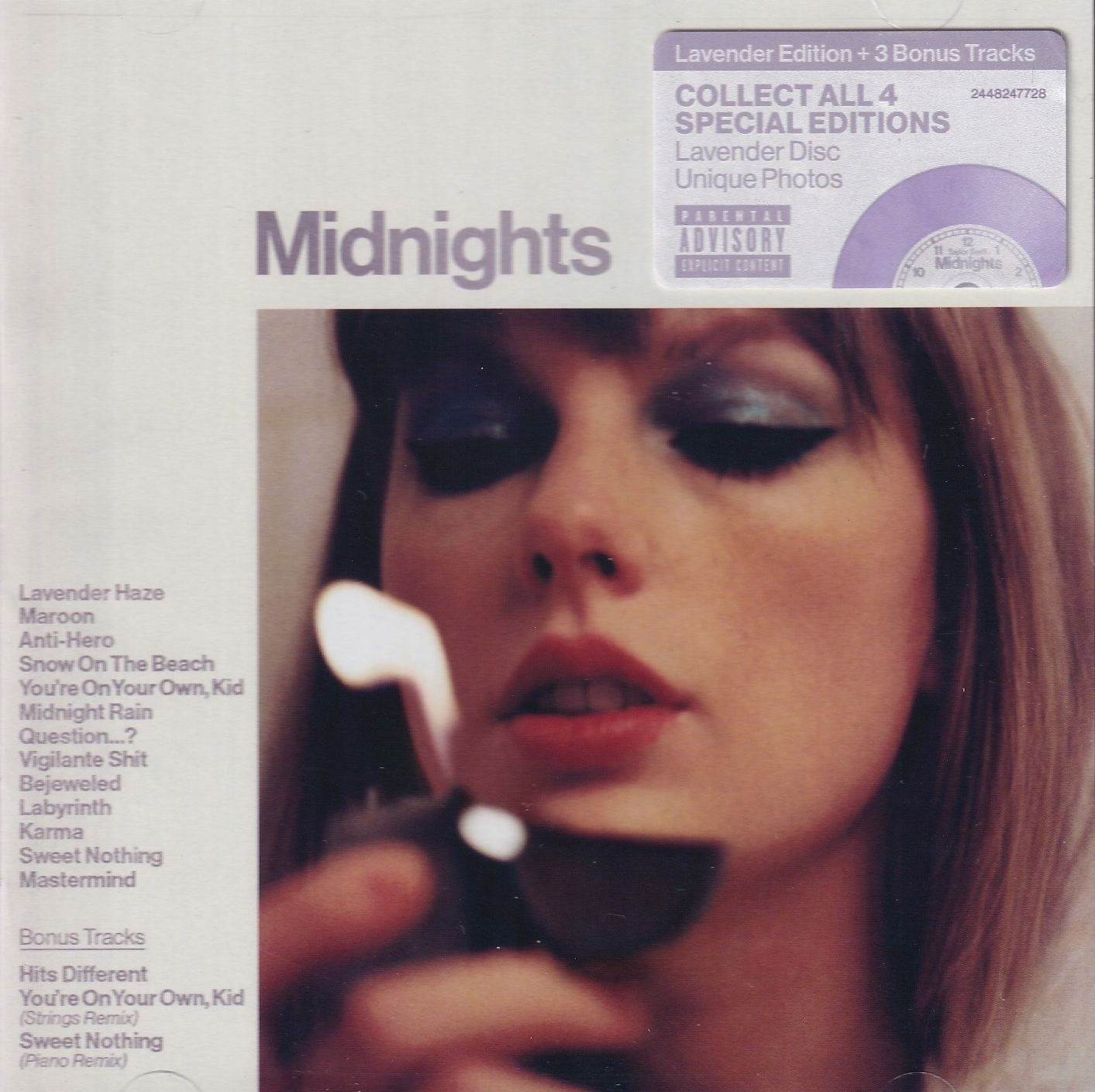 洋楽 Taylor Swift CD Taylor Swift - Midnights, Lavender Edition (CD) Отлична цена